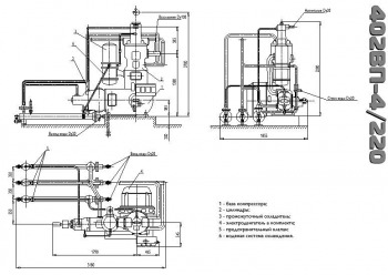 Компрессор 402ВП-4/220