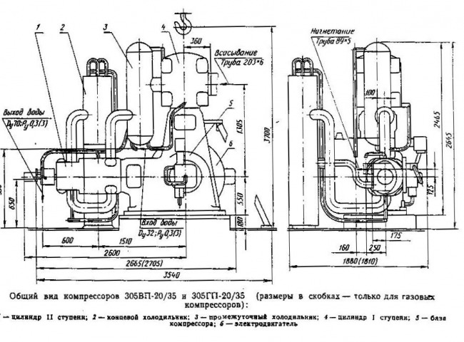 Компрессор 305ГП-20/35